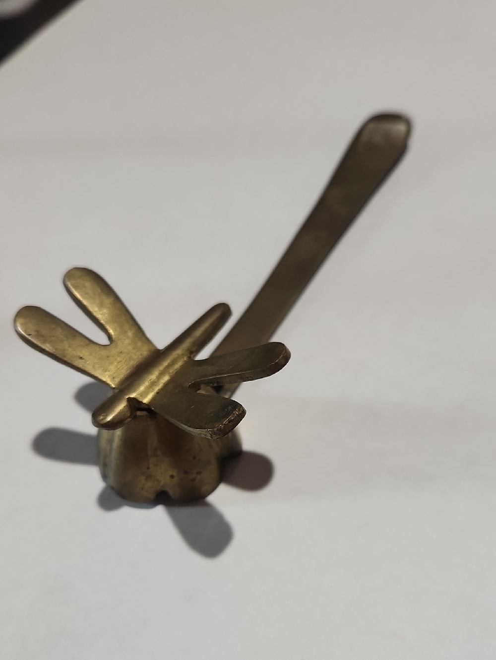 Antique Brass Dragonfly Candle Snuffer